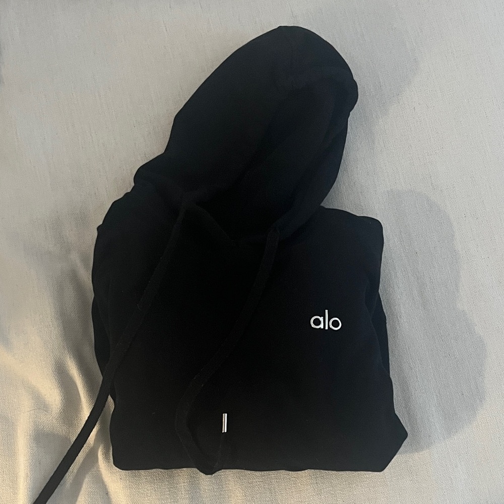 Alo Black Accolade Hoodie